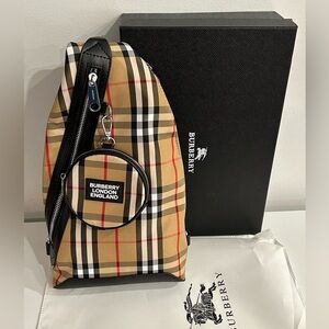 Burberry Crossbody Shoulder Checkered Bag